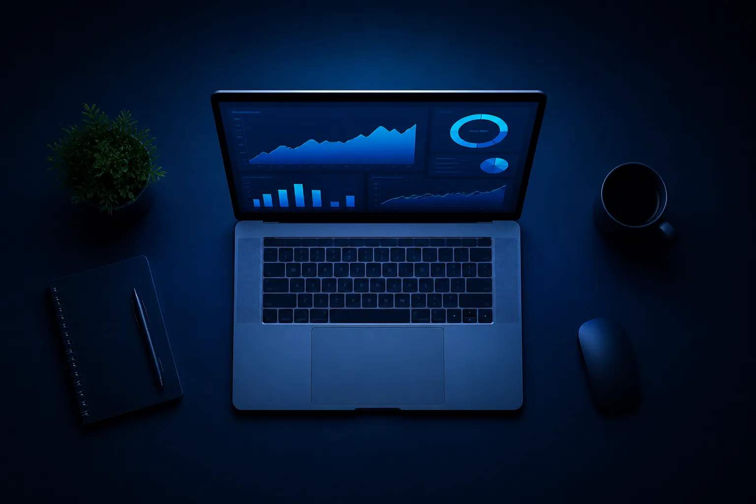 VelorixAI dashboard on laptop showing AI business tools